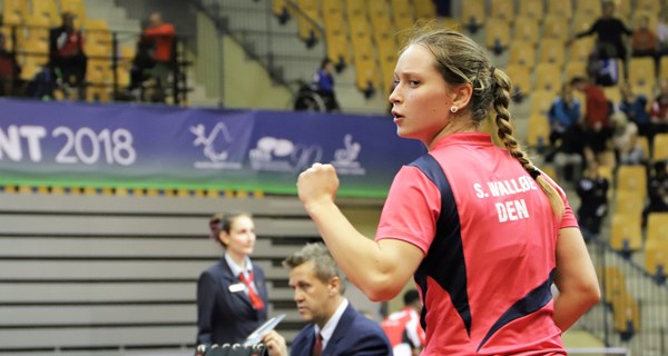 Sophie Walløe spillede en fantastisk turnering og vandt sin første VM-medalje. Foto: Parasport Danmark