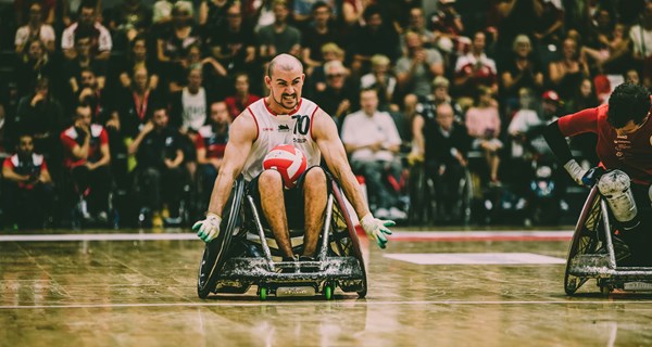 Med resultatet 50 - 47 sikrede Danmark sig en plads i semifinalen efter en tæt kamp mod Schweiz. Foto: www.leesfoto.dk