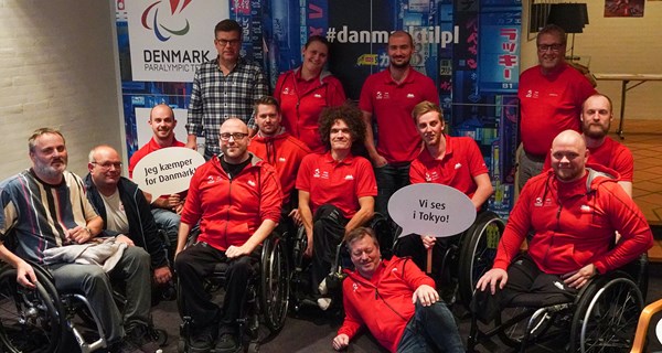 Landsholdet i kørestolsrugby, der allerede er sikret kvalifikation til de Paralympiske Lege i Tokyo, deltog på weekendens PSA i Vejle. Foto: Louise Dyring/DIF