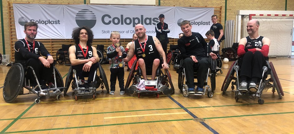 Falcons Sort er danske mestre i kørestolsrugby