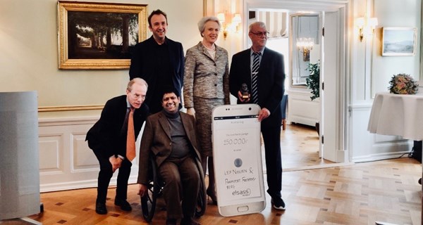 Vinderne af Helene Elsass Prisen 2020 blev Parasport Frederiksberg og landstræner Leif Nielsen.