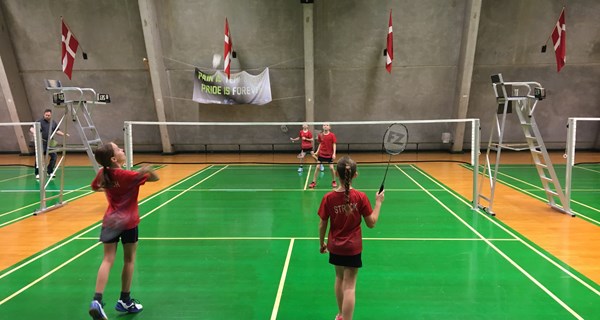 Højbjerg Badminton er en af de klubber, der har modtaget støtte fra JYSK Aktivitetspulje. Arkivfoto.