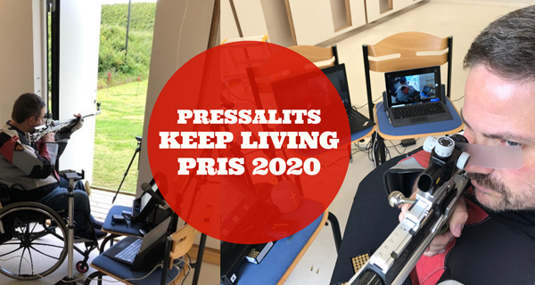 Landstrænerteamet i paraskydning er en af de nominerede kandidater til Pressalits Keep Living-pris 2020.