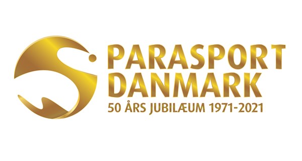 Parasport Danmarks jubilæumslogo.