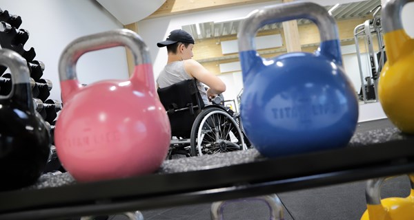 Der er plads til alle i Gårslev Fitnesscenter.