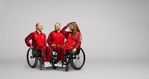 Mikkel Schöttel, Mark Peters og Sofie Skoubo er en del af landsholdet, der skal til PL i Tokyo. Foto: Lars Møller og BESTSELLER for DIF og Team Danmark.