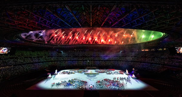 Det olympiske stadion i Tokyo dannede ramme om en festlig afslutning på de Paralympiske Lege. Foto: OIS.
