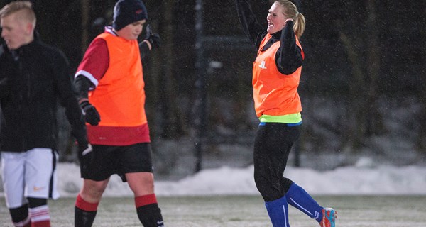 Tune IF, der har flere Special Olympics-fodboldhold for mennesker med udviklingshandicap og særlige behov, er blandt de nominerede til Årets idrætsforening. Foto: Thomas Sjørup