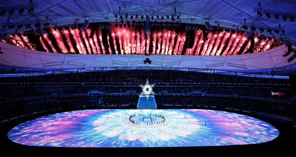 Storslået åbning af vinter-PL i Beijing. Foto: OIS
