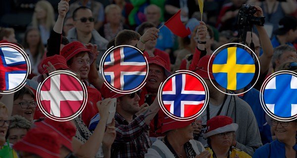 Glade atleter ved åbningsceremonien af Special Olympics Festivalen 2018 i Helsingør