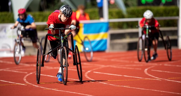Frame Runneren er en løbecykel, der gør det muligt for mennesker med svært nedsat balance at løbe ved egen kraft. Foto: Thomas Sjørup.
