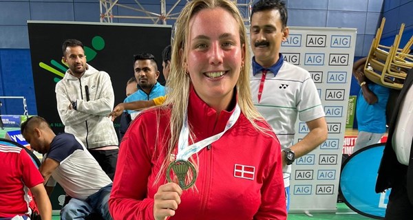 Cathrine Rosengren fejrer sin første turneringssejr siden foråret 2020. Foto: Michael Rasmussen