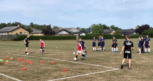 Det er anden gang, at fodboldcampen afholdes. Foto: FC Storebælt.