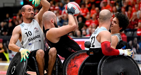 Danmark tabte 56-58 til Canada i holdenes indbyrdes puljekamp torsdag aften. Foto: Lars Møller