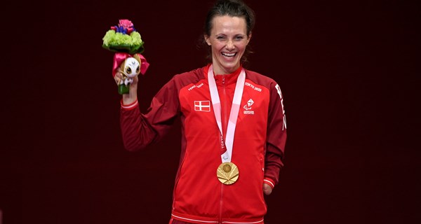 Lisa Kjær vandt guld i taekwondo ved PL i Tokyo i 2021. Foto: Lars Møller