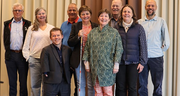 Parasport Danmarks bestyrelse fra venstre: Svenn Folkmann, Lykke Guldbrandt, John Petersson, Jan Johansen, Jannie Hammershøi, Tine Rindum Teilmann, Jens Boe Nielsen, Lene van der Keur og Asger Lind Krebs.