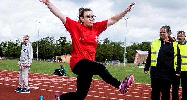 Atletik er en af de 12 idrætter, der er på Special Olympics-programmet i Frederikshavn. Foto: Lasse Lagoni