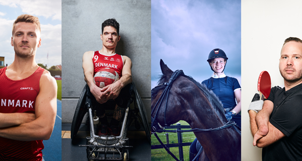 Kampagnen 'Det er ikke helt normalt ... det er verdensklasse' følger en række para-atleter, der skal konkurrere ved de Paralympiske Lege i Paris. Foto: Lars Bech