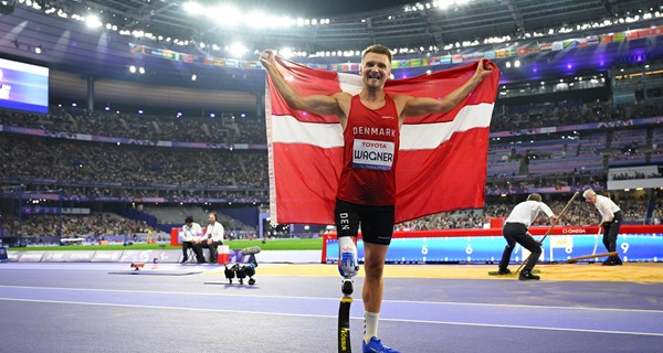 Daniel Wagner kan fejre sin femte paralympiske medalje - den fjerde i længdespring - siden 2012. Foto: Lars Møller