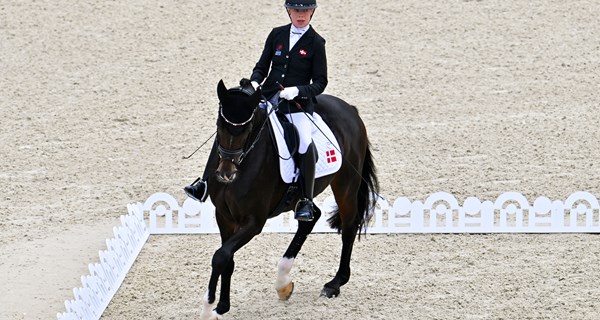 Katrine Kristensen og Quater i den individuelle konkurrence på Versailles. Foto: Lars Møller