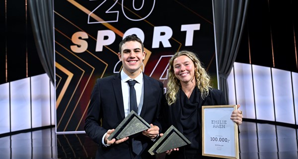 Alexander Hillhouse og Emilie Aaen, to af dansk parasports største talenter, modtager hæder ved SPORT 2024 den 4. januar. Foto: Lars Møller.