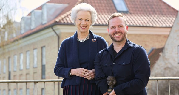 H.K.H. Prinsesse Benedikte og Peter Rosenmeier. Foto: Elsass Fonden.