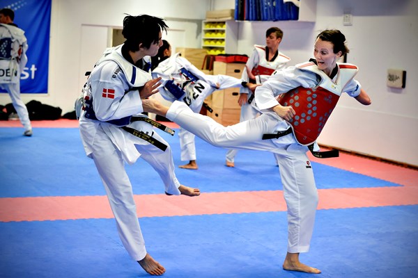 Parataekwondo atleter i nærkamp
