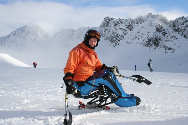 Ulrik Nyvold på ski i Østrig