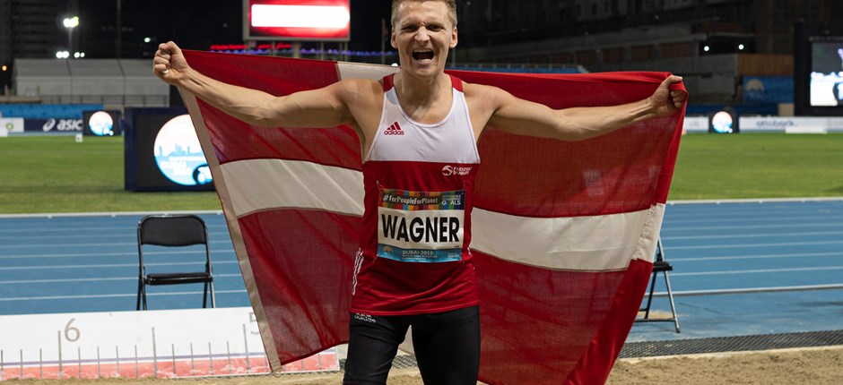 VM-sølv til Daniel Wagner i længdespring