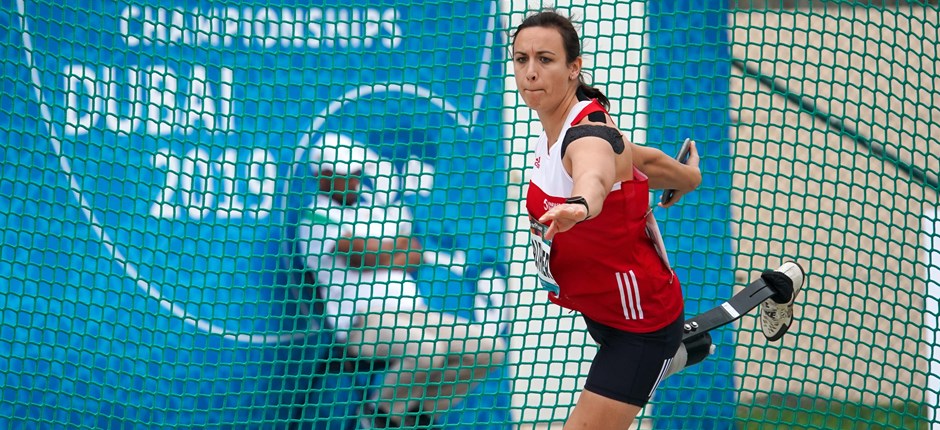 Kristel Walther kan forhåbentlig blande sig i medaljekampen i diskos ved EM i para-atletik i Polen, der indledes tirsdag den 1. juni 2021. Arkivfoto: Helene Wiesenhaan.