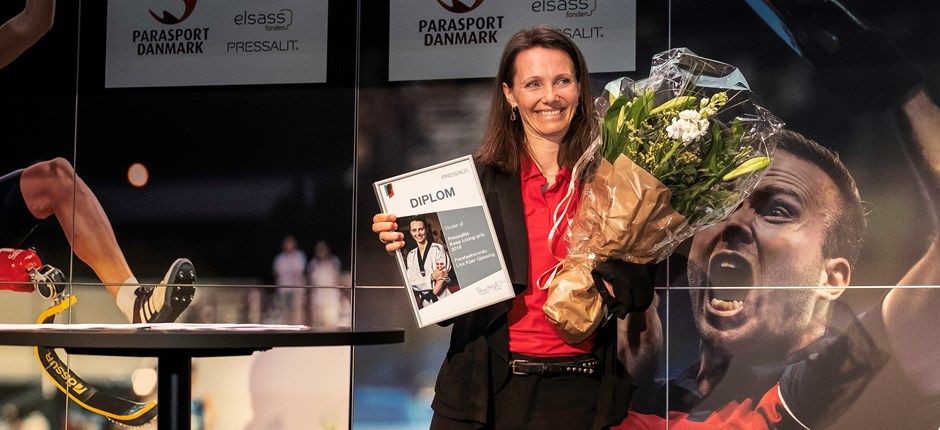 I 2019 gik Pressalits Keep Living-pris til taekwondokæmper Lisa Kjær Gjessing. Foto: Claus Christensen.