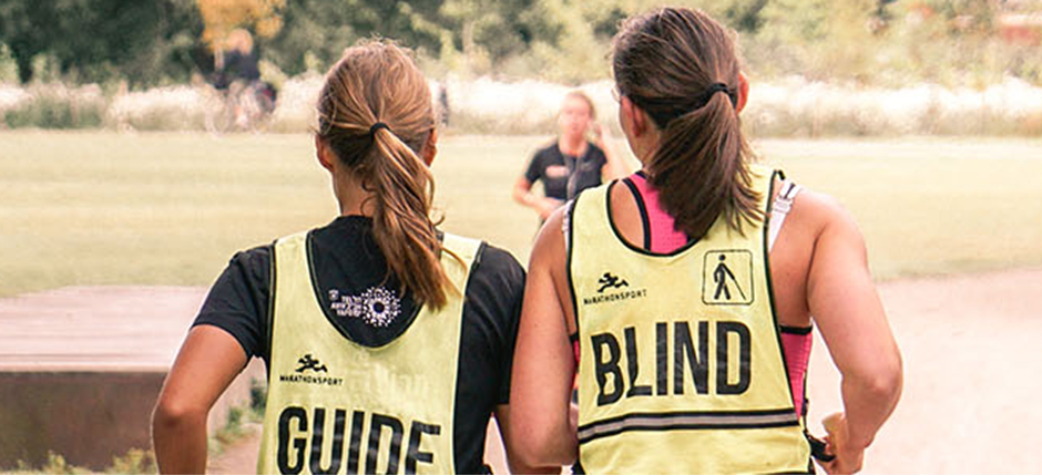 Move United appen forbinder blinde og svagtsynede med seende motionister, så de kan løbe sammen. 