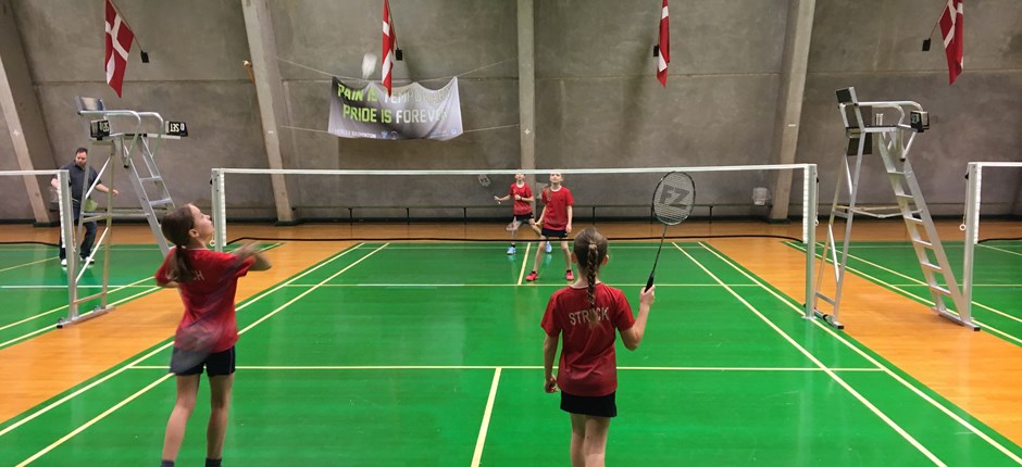 Højbjerg Badminton er en af de klubber, der har modtaget støtte f ra JYSK Aktivitetspulje. Arkivfoto.