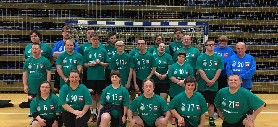 Special Olympics-hold for voksne i Viborg Håndbold Klub.