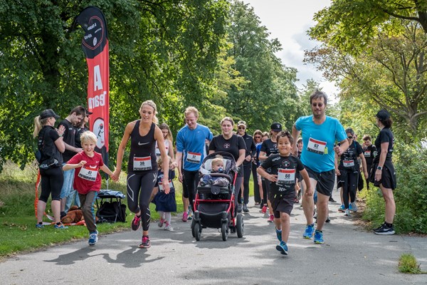 A-team løberne samlet i 2019 til deres årlige løb med deltagere fra hele landet. Foto: Rasmus Nielsen.