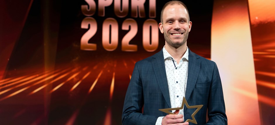 Mads Brix Baulund modtog Tryg-prisen som Årets Forbillede ved SPORT 2020. Foto: Lars Møller for DR