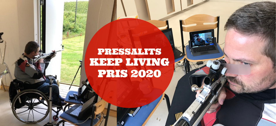 Landstrænerteamet i paraskydning er en af de nominerede kandidater til Pressalits Keep Living-pris 2020.