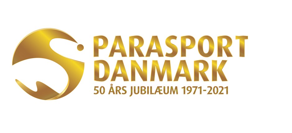 Parasport Danmarks jubilæumslogo.