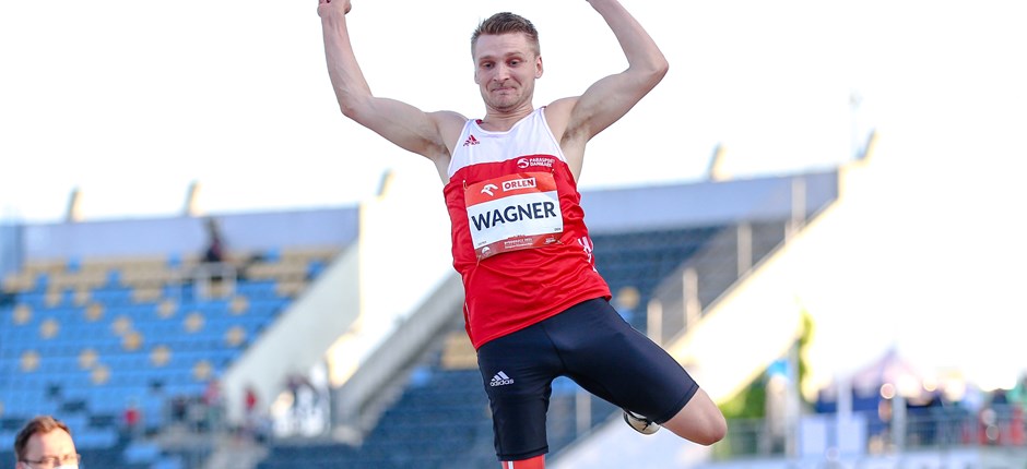 Daniel Wagners rekordspring på 7.15 m sikrede ham EM-guldet i Bydgoszcz. Foto: IPC
