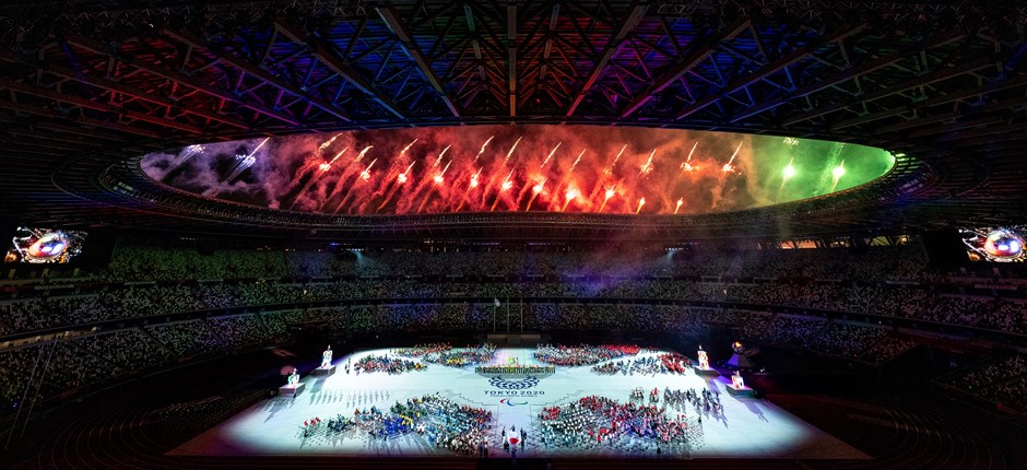 Det olympiske stadion i Tokyo dannede ramme om en festlig afslutning på de Paralympiske Lege. Foto: OIS.