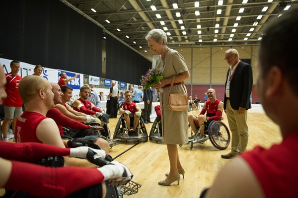 H.K.H. Prinsesse Benedikte til EM i kørestolsrugby i 2019