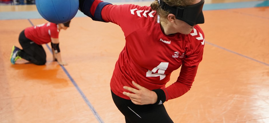 Det danske damelandshold i goalball gjorde en god figur ved EM i Tyrkiet. Foto: IBSA