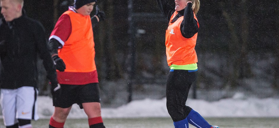 Tune IF, der har flere Special Olympics-fodboldhold for mennesker med udviklingshandicap og særlige behov, er blandt de nominerede til Årets idrætsforening. Foto: Thomas Sjørup
