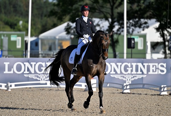 Nicole Johnsen og Moromax ved VM i Herning 2022 - foto Lars Møller.