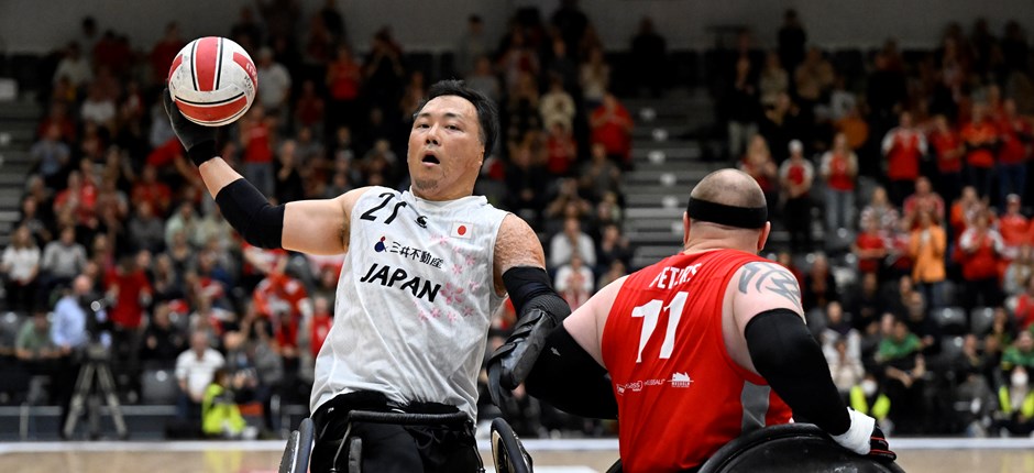 Mark Peters og resten af det danske landshold kæmpede bravt i bronzekampen, men måtte se sig slået af et godt spillende japansk mandskab. Foto: Lars Møller.