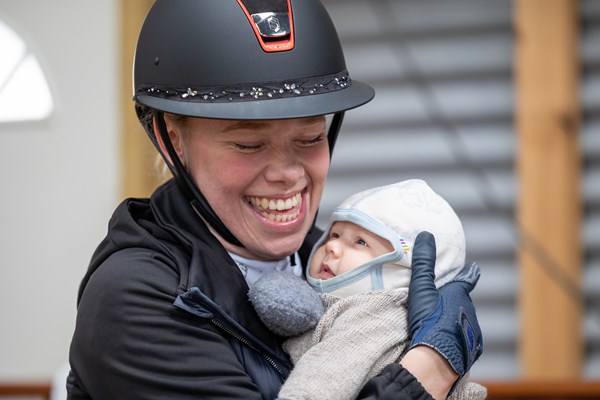 Katrine Kristensen og datteren Agnes