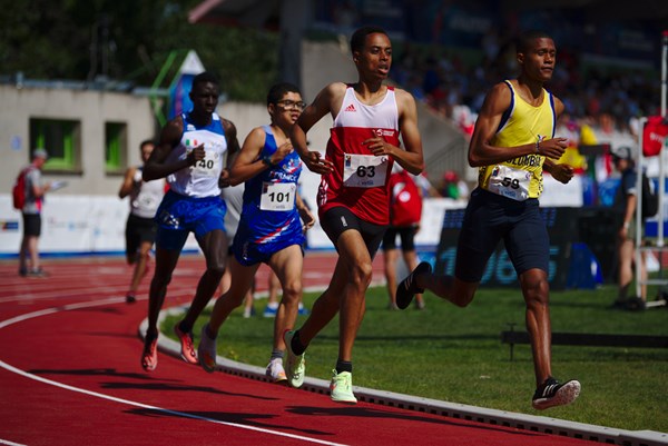 Adem Alamin Mohammed fra Parasport Frederiksberg i konkurrence i Vichy.