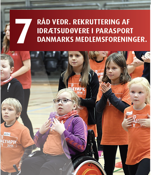 7 råd vedr. rekruttering af idrætsudøvere i Parasport Danmarks medlemsforeninger
