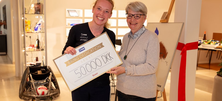 Katrine Kristensen indvier PL-udstilling og modtager nyt JYSK-legat