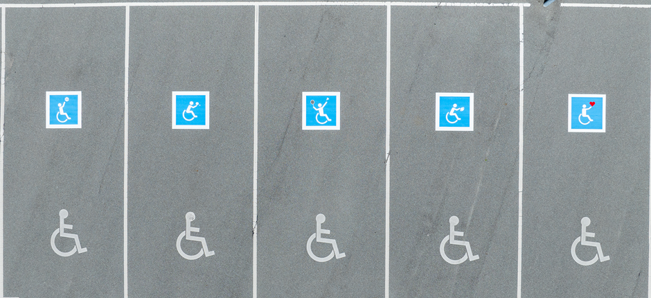 Danske virksomheder opmærker særlige parkeringspladser for at hylde para-atleter og mennesker med særlige behov